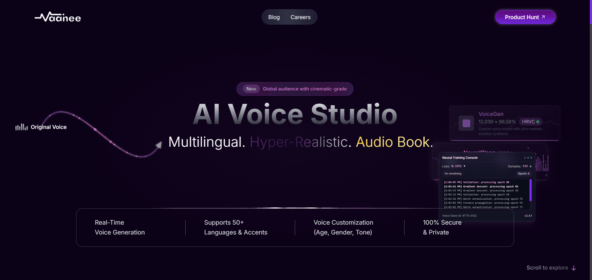 Vaanee AI screenshot